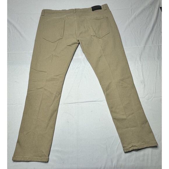 Reset Denim Men's Khaki Straight Leg Denim Jeans - Size 40x28.5 - Picture 2 of 7